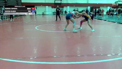 160 lbs Quarterfinal - Kisten Elbek, Treasure Valley Community College vs Ksenia Zepeda, Southwestern Oregon CC