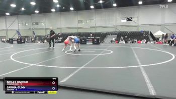 100 lbs Placement Matches (8 Team) - Kinley Harker, Missouri Red vs Sarina Gunn, Virginia