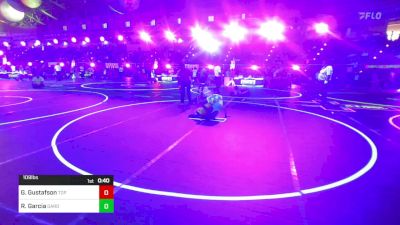 109 lbs Consi Of 16 #2 - Gabriel Gustafson, Top Rank Hammers vs Roman Garcia, Garden City Wrestling Club