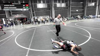 52 lbs 5th Place - Jaxson Celaya, Way Out West vs Aeries Monarrez, Tucson Cyclones