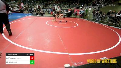 64 lbs Consi Of 16 #1 - Abigail Peterson, Big Game WC vs Nick Rubio, NM Beast