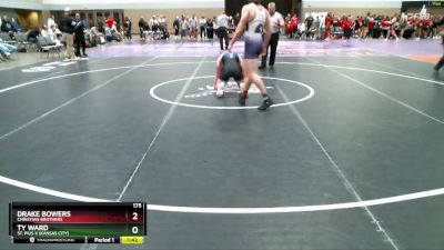 175 lbs Champ. Round 3 - Ty Ward, St. Pius X (Kansas City) vs Drake Bowers, Christian Brothers