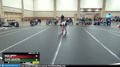 84 lbs Round 1 - Ryker Houston, Ironclad Wrestling Club vs Huck Green, Grindhouse