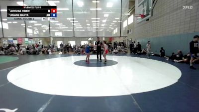 120 lbs Cons. Round 2 - Aurora Rider, Kuna Klub vs JoJane Barta, Lakeland High School Wrestling