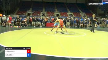 126 lbs Rnd Of 64 - Caleb Chaves, Maryland vs Kayden Kralik, Ohio