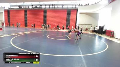 149 lbs Cons. Round 3 - Justin Riello, Hunter vs Marcus Reum, Army Prep