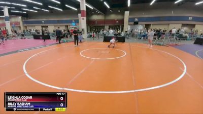 68.8 Round 3 - Leighla Cogar, Spartan Mat Club vs Riley Basham, NB Elite Wrestling Club