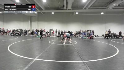 Champ. Round 1 - Kyler Scott, Team Idaho Wrestling Club vs Taylor Ward, Barlow Mat Club (DBA Barlow Wrestling)