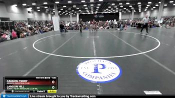 105 lbs Quarterfinal - Cannon Terry, Augusta Wrestling Club vs Landon Hill, Juneau Youth Wrestling Club Inc.