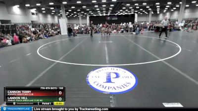 105 lbs Quarterfinal - Cannon Terry, Augusta Wrestling Club vs Landon Hill, Juneau Youth Wrestling Club Inc.