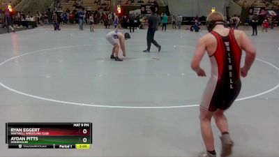 152 lbs Quarterfinal - Ryan Eggert, Whitwell Wrestling Club vs Aydan Pitts, Grindhouse