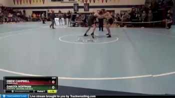 220 lbs Champ. Round 1 - Drew Campbell, Cedar Falls vs Dakota Hoffman, Epworth, Western Dubuque