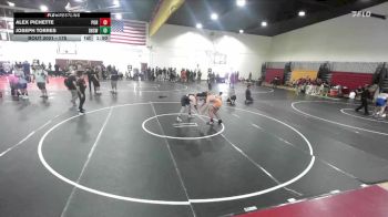 175 lbs Champ. Round 1 - Alex Pichette, Portola vs Joseph Torres, Downey High School Wrestling