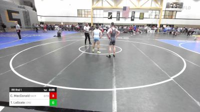 165G lbs Rr Rnd 1 - Connor MacDonald, Sacred Heart vs Thomas LaScala, Long Island