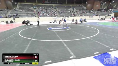 152 lbs Quarterfinal - Sierra Young, Madison Southern vs Elizabeth Allen, Fort Campbell