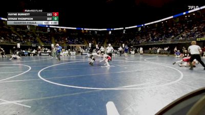 100 lbs Quarterfinal - Kayne Burkett, Chestnut Ridge vs Ethan Thompson, Southmoreland
