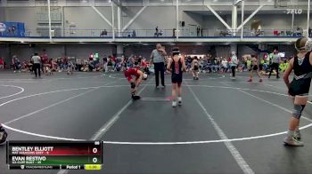 88 lbs Round 4 (8 Team) - Evan Restivo, U2-Cliff Built vs Bentley Elliott, Mat Assassins Grey