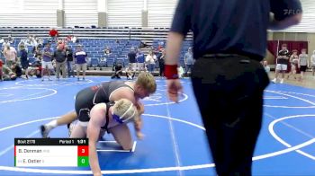 153 lbs Cons. Round 2 - Ezra Ostler, Bloomington South vs Blake Denman, Angola