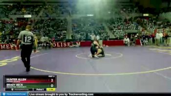 220 lbs Champ. Round 1 - Brady Beck, Rochester Community vs Hunter Allen, Prairie Heights