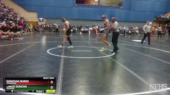 2 - 165 lbs Quarterfinal - Lance Duncan, Radford vs Donovan Burks, Strasburg