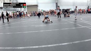 132 lbs Round 2 (4 Team) - Riley Bernash, Upstate Uprising vs Anthony Piemonte, EsteBuilt Underground
