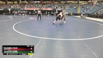184 lbs Cons. Round 3 - 15 Austin Vanek, Montana State-Northern vs 10 Jameel Coles, Grand View