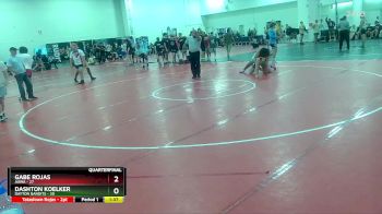 215 lbs Quarterfinals (8 Team) - Gabe Rojas, AAWA vs Dashton Koelker, Dayton Bandits