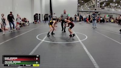 80 lbs Placement (4 Team) - Kiam Jenkins, Outsiders WC vs Michael Benner, Brawler Elite