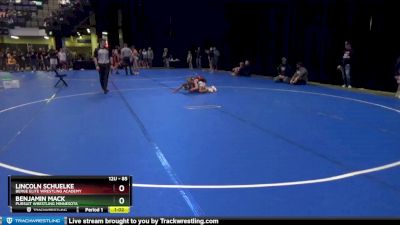 85 lbs Champ. Round 2 - Lincoln Schuelke, Berge Elite Wrestling Academy vs Benjamin Mack, Pursuit Wrestling Minnesota