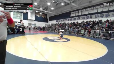 105 lbs Champ. Round 1 - Nethania Munguia, La Quinta/La Quinta vs Jaelen Escala, Millikan