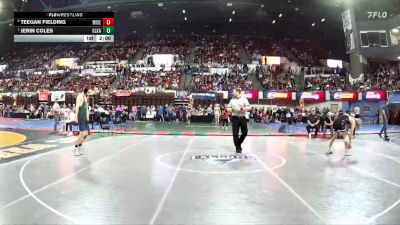 AA - 150 lbs Quarterfinal - Jerin Coles, Glacier (Kalispell) vs Teegan Fielding, Missoula Sentinel