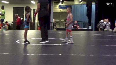 45 lbs Champ. Round 2 - Kai Fusco, Bonners Ferry Wrestling Club vs Isaiah Wicks, Englewood Live Wire Wrestling Club