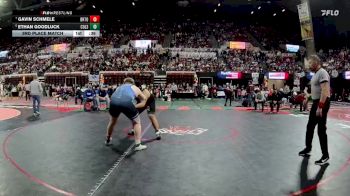 3rd Place Match - Gavin Schmele, Broadwater (Townsend) vs Ethan Goodluck, Colstrip