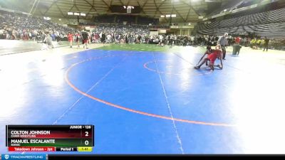 126 lbs Round 2 - Colton Johnson, Chain Wrestling vs Manuel Escalante, NWWC