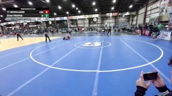 113 lbs 2nd Place Match - Ty McWilliams, Lander Legacy Wrestling Club vs Evan Propes, Eastside United