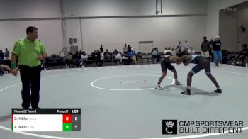 120 lbs Finals (2 Team) - Antonio Mills, Roundtree vs Devon Miller, Oklahoma Black Ops