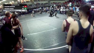 130 lbs Cons. Round 2 - Mason Perez, IronHawk Wrestling Academy vs Tucker Rehder, Arlington Eagles