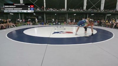 115 lbs Eden Ridgley, Oregon vs Catherine Orndorff, Maryland