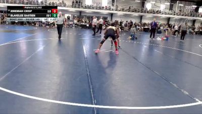 Silver 149 lbs Champ. Round 2 - Blakelee Bastien, Wisconsin-Eau Claire vs Jeremiah Crisp, Eureka
