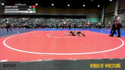 58 lbs Quarterfinal - Jagger Cowan, JWC vs Beau Mckeown, Mat Assassins