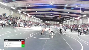 144 lbs Consi Of 8 #2 - Ricky Martinez, Jefferson Saints vs Carlos Trujillo, Rio Rancho