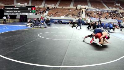 165-D1 Quarterfinal - Tony Martinez, Mountain View (Mesa) High School vs Michael Hunter, Higley High School