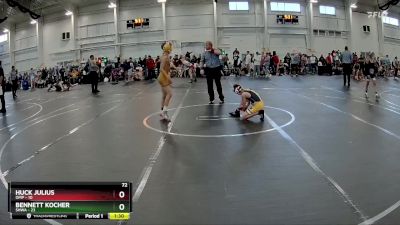 72 lbs Round 2 (10 Team) - Bennett Kocher, SHWA vs Huck Julius, OMP