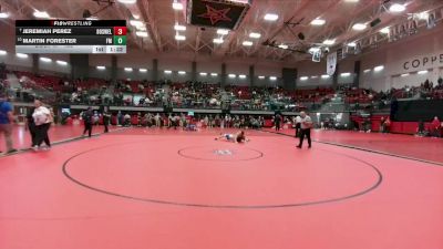 138 lbs Champ. Round 1 - Jeremiah Perez, Fort Worth Boswell vs Martin Forester, Lewisville Flower Mound