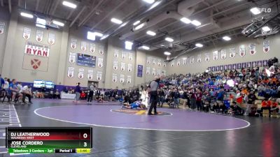 113 lbs Champ. Round 3 - Jose Cordero, Cleveland vs Dj Leatherwood, Waukesha West