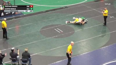 172 lbs 5th Place - Tristian Dinzeo, Penn Trafford vs Austin Biddle, Solanco