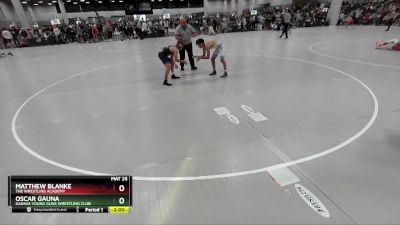 106 lbs Champ. Round 1 - Matthew Blanke, The Wrestling Academy vs Oscar Gauna, Kansas Young Guns Wrestling Club