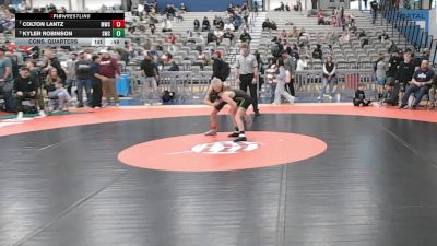 80 lbs Cons. Quarters - Kyler Robinson, Shootbox Wrestling Club vs Colton Lantz, Middleton Wrestling Club