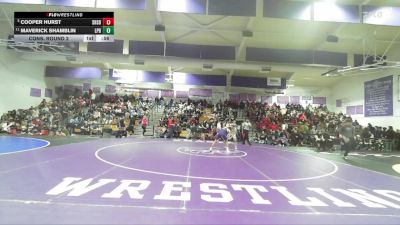 Boys 122 lbs Cons. Round 2 - Maverick Shamblin, Las Plumas Boys vs Cooper Hurst, Shasta Boys