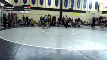 190lbs Cons. Round 5 - Sydney Poe, Enumclaw (Girls) vs Ava Jensen, Rogers (Puyallup) (Girls)